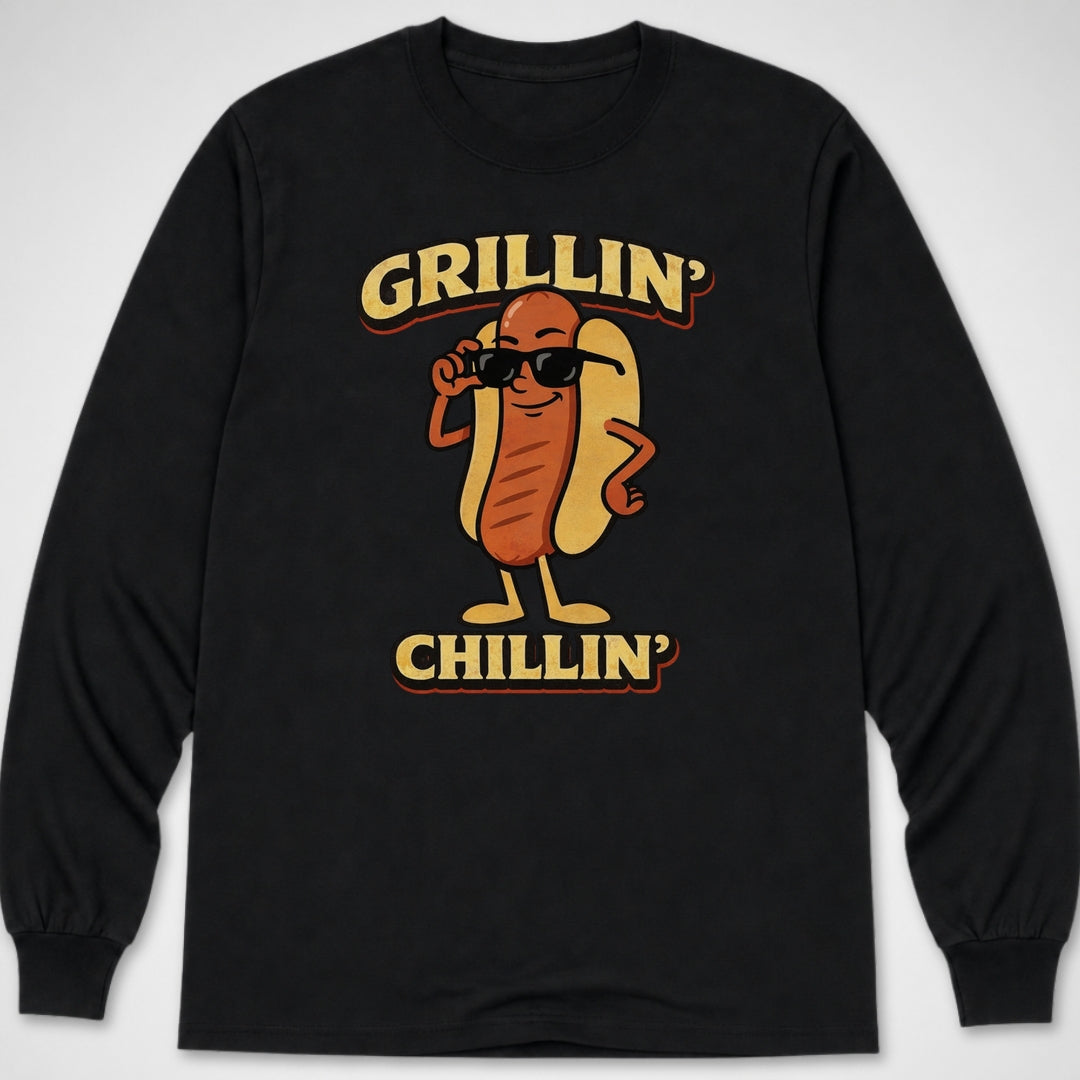 Grillin' & Chillin' — Long Sleeve Tee product image 2