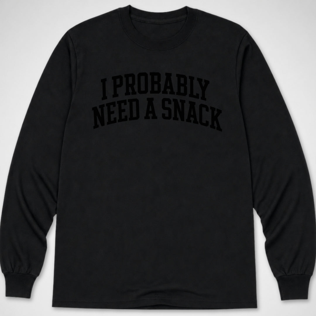 Probably Need a Snack — Long Sleeve Tee product image 2
