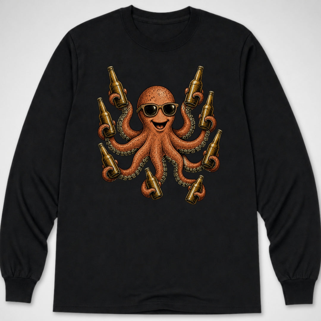 Octo-Drinkin' — Long Sleeve Tee product image 2