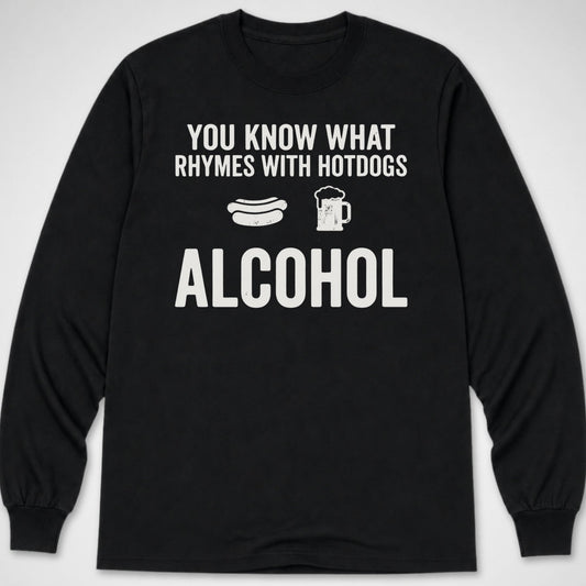 Hotdog Rhyme — Long Sleeve Tee product image 1