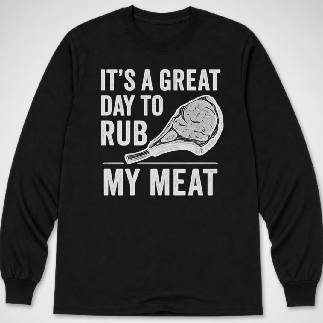 Rub My Meat — Long Sleeve Tee product image 2