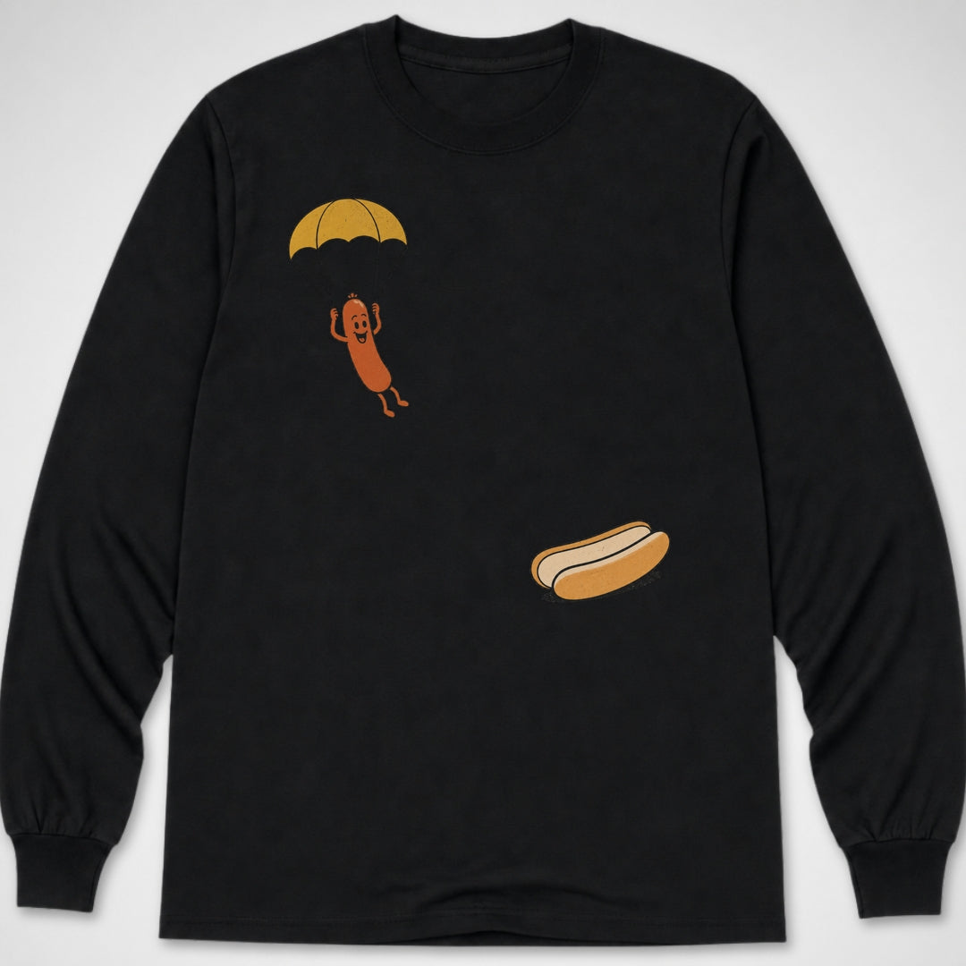 Hotdog Parachute — Long Sleeve Tee product image 2