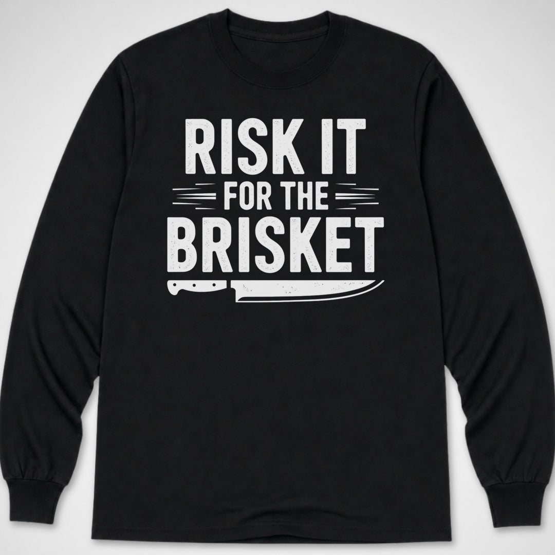 Risk It for the Brisket — Long Sleeve Tee product image 2