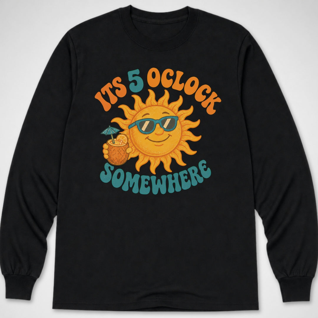 5 O'Clock Somewhere — Long Sleeve Tee product image 2