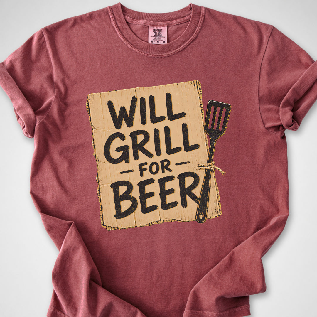 Will Grill For Beer — Premium Tee product image 2