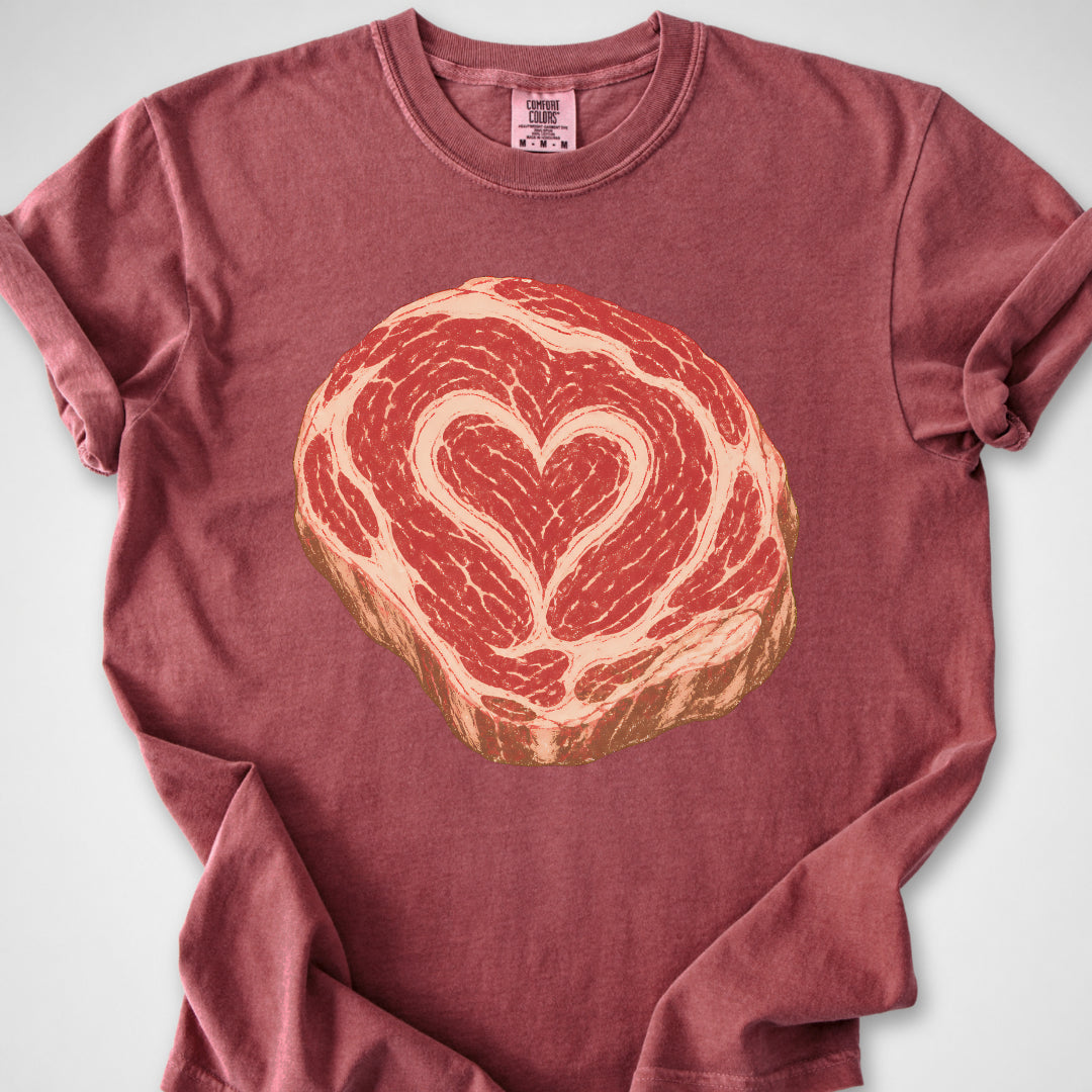 Ribeye Heart — Premium Tee product image 2
