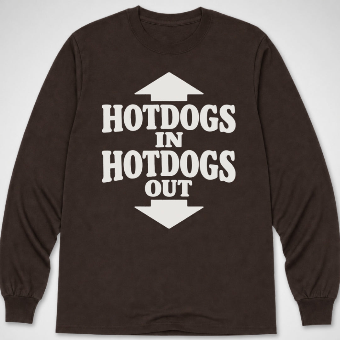 Hotdogs In, Out — Long Sleeve Tee product image 2