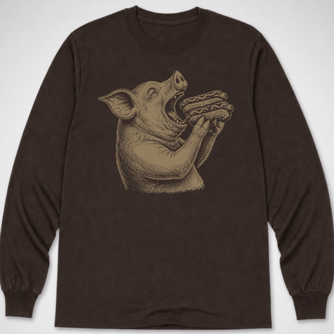 Oink Bite — Long Sleeve Tee product image 2