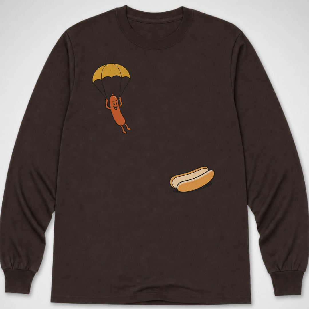 Hotdog Parachute — Long Sleeve Tee product image 3