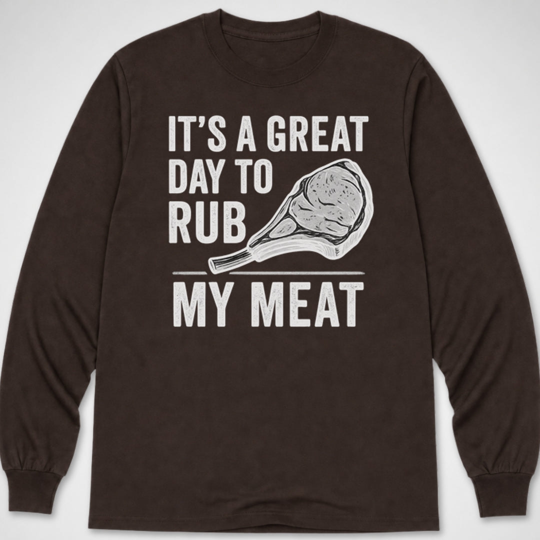 Rub My Meat — Long Sleeve Tee product image 3