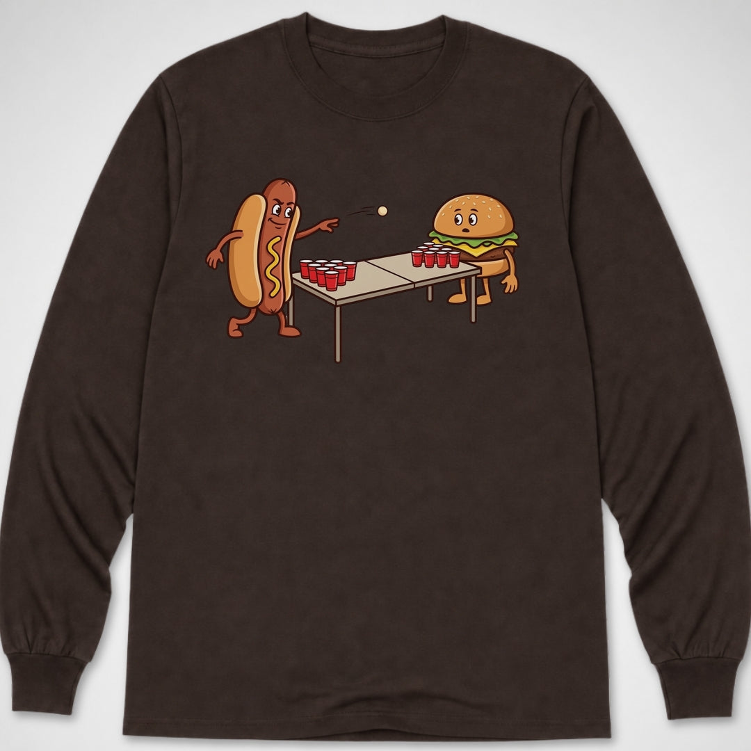 BBQ Pong — Long Sleeve Tee product image 3