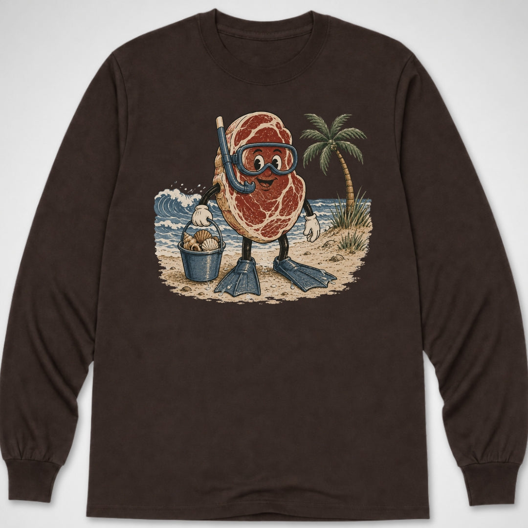 Scuba Steak — Long Sleeve Tee product image 3