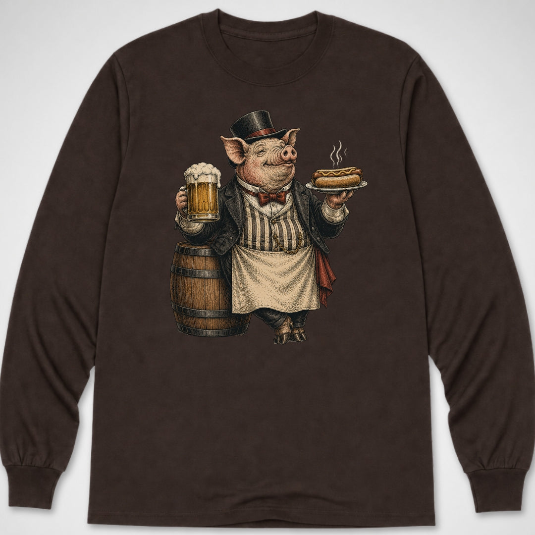 Swine Dining — Long Sleeve Tee product image 1