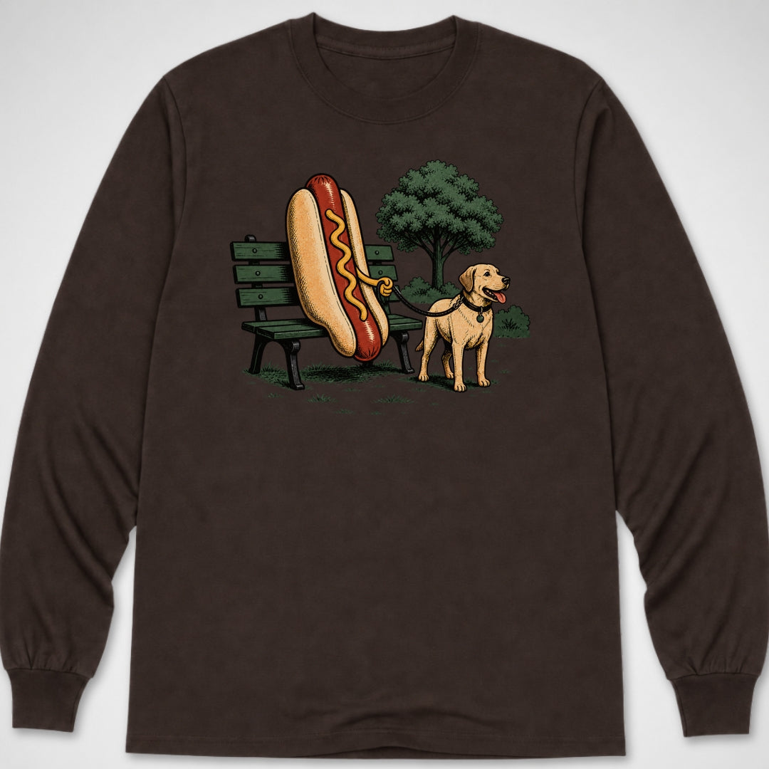 Dog Walking — Long Sleeve Tee product image 3