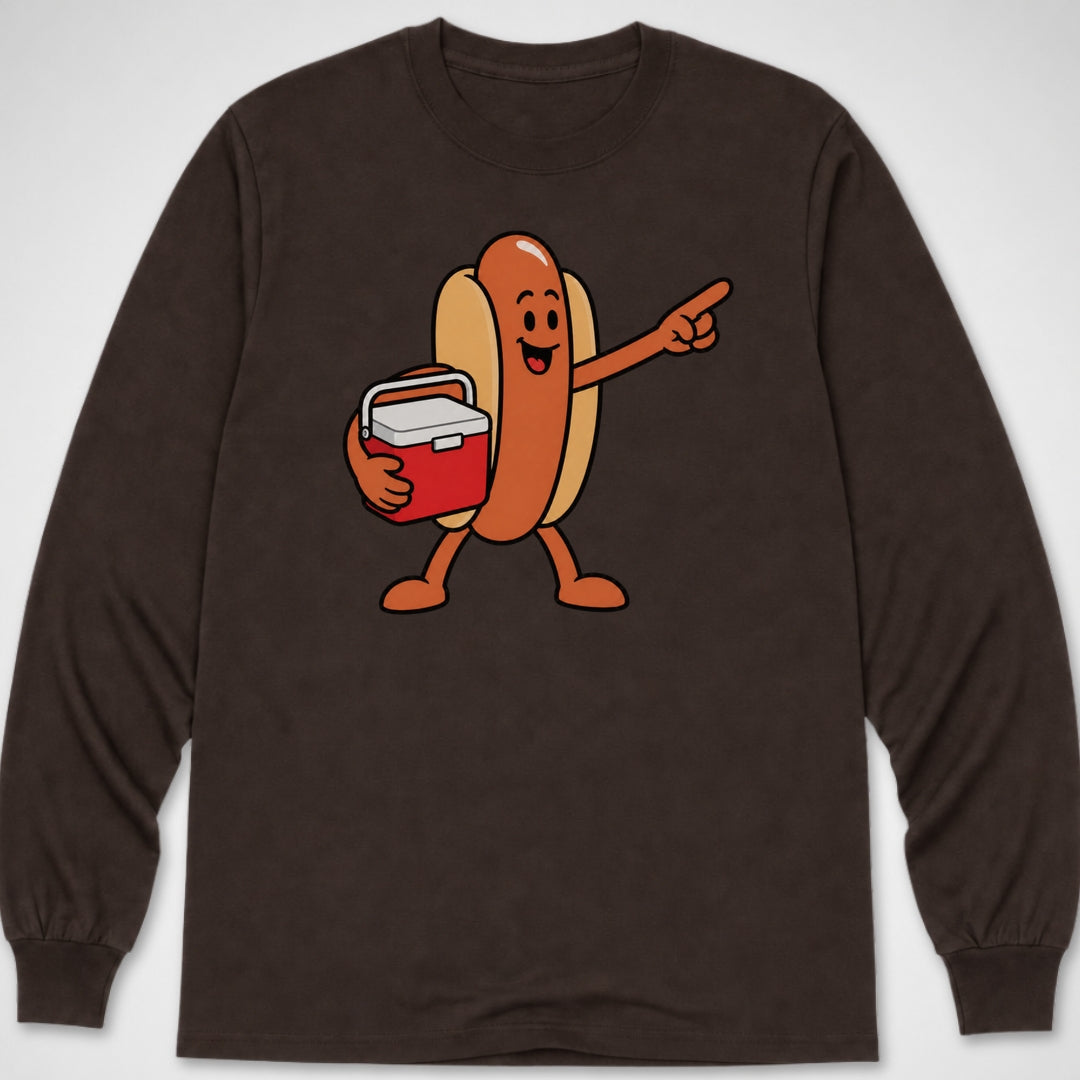 Hotdog Has Arrived — Long Sleeve Tee product image 3