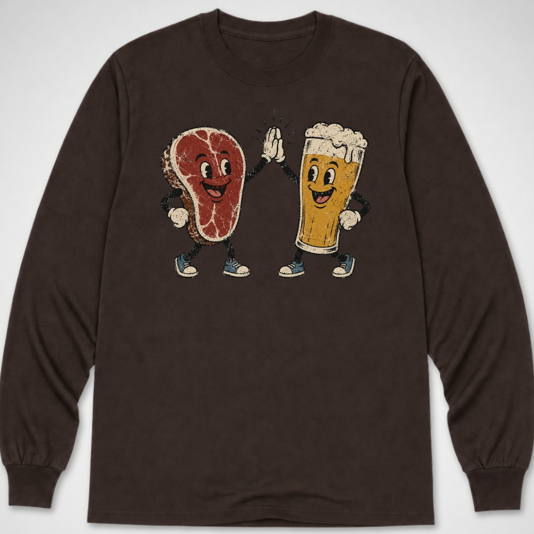 Steak & Suds — Long Sleeve Tee product image 3