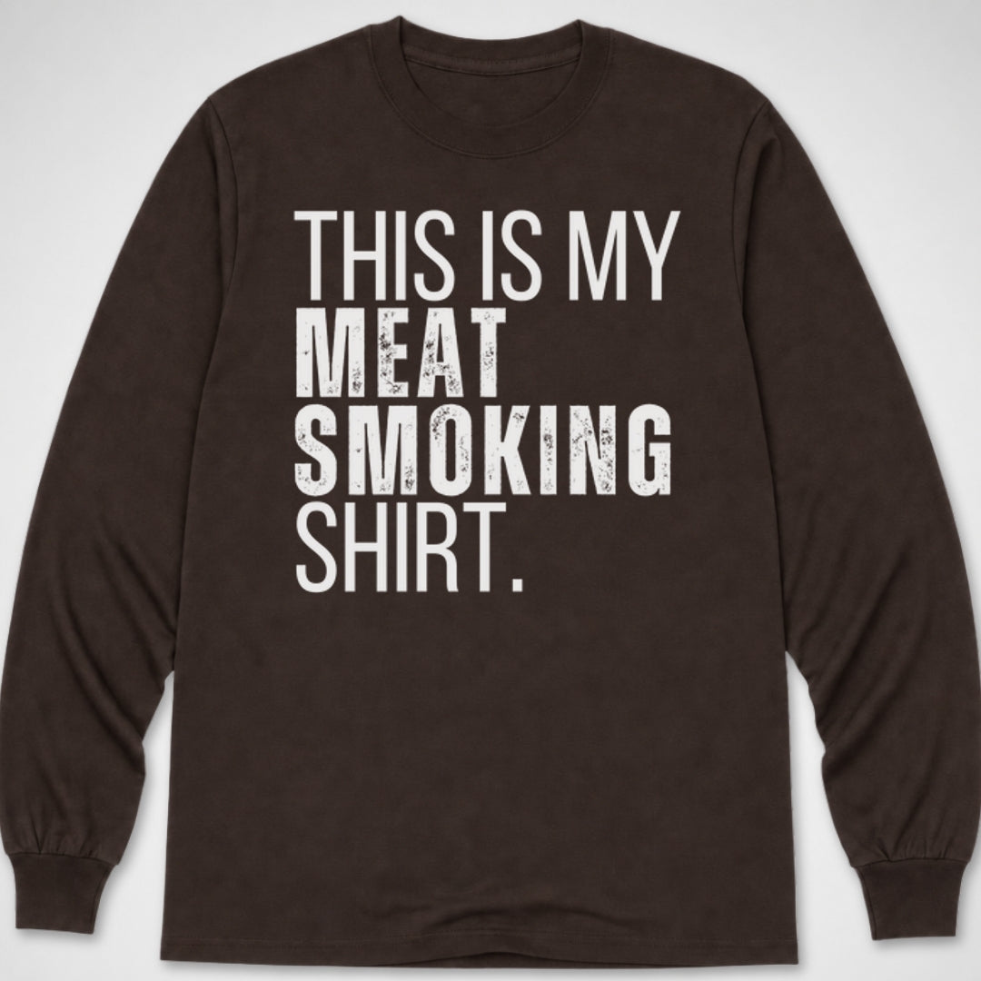 Meat Smoking Shirt — Long Sleeve Tee product image 3