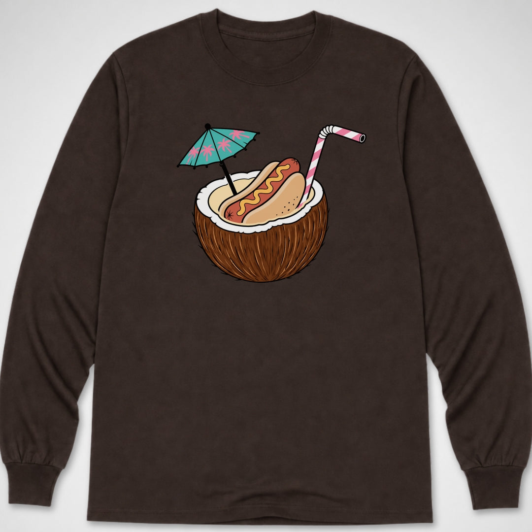 Hotdog Colada — Long Sleeve Tee product image 3