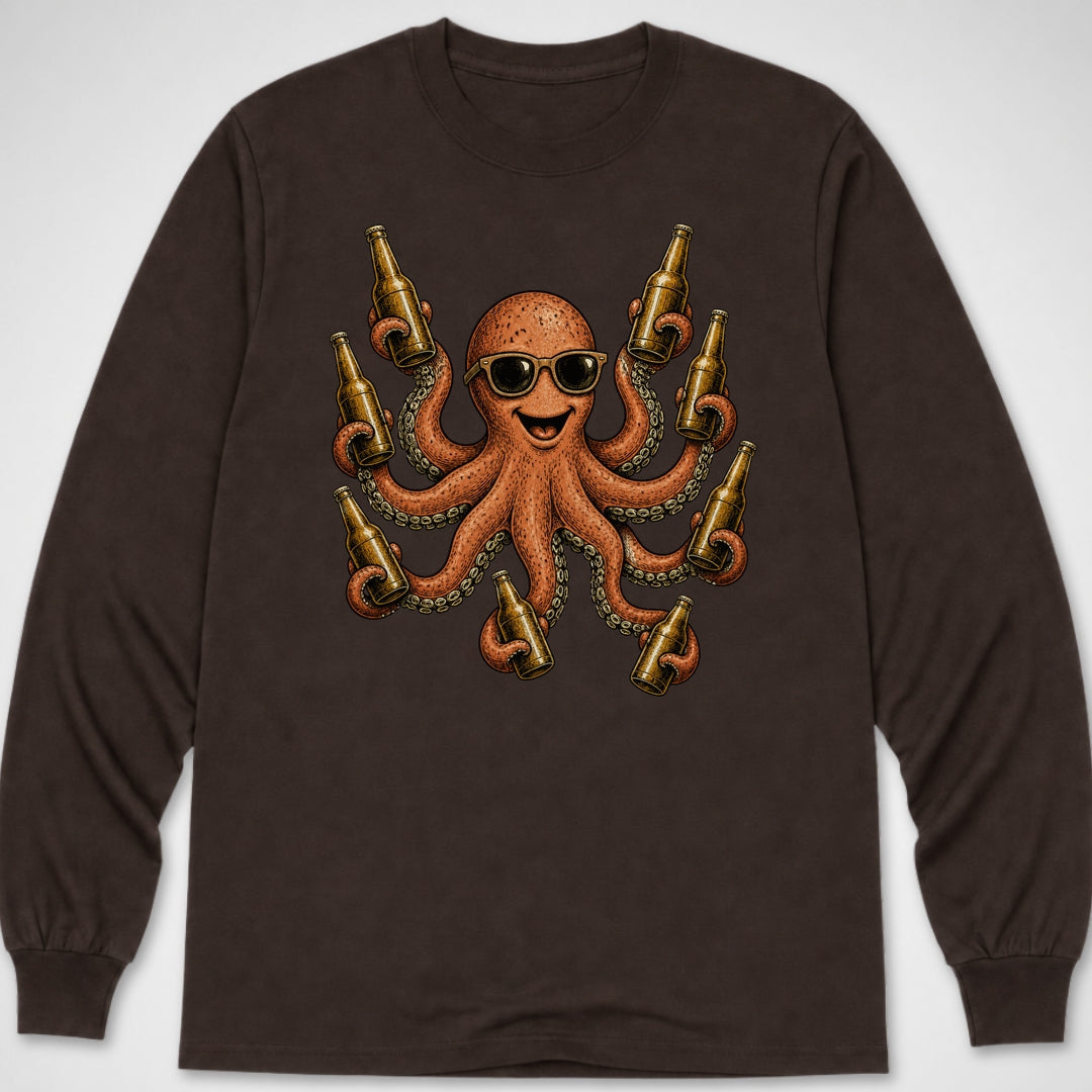 Octo-Drinkin' — Long Sleeve Tee product image 3