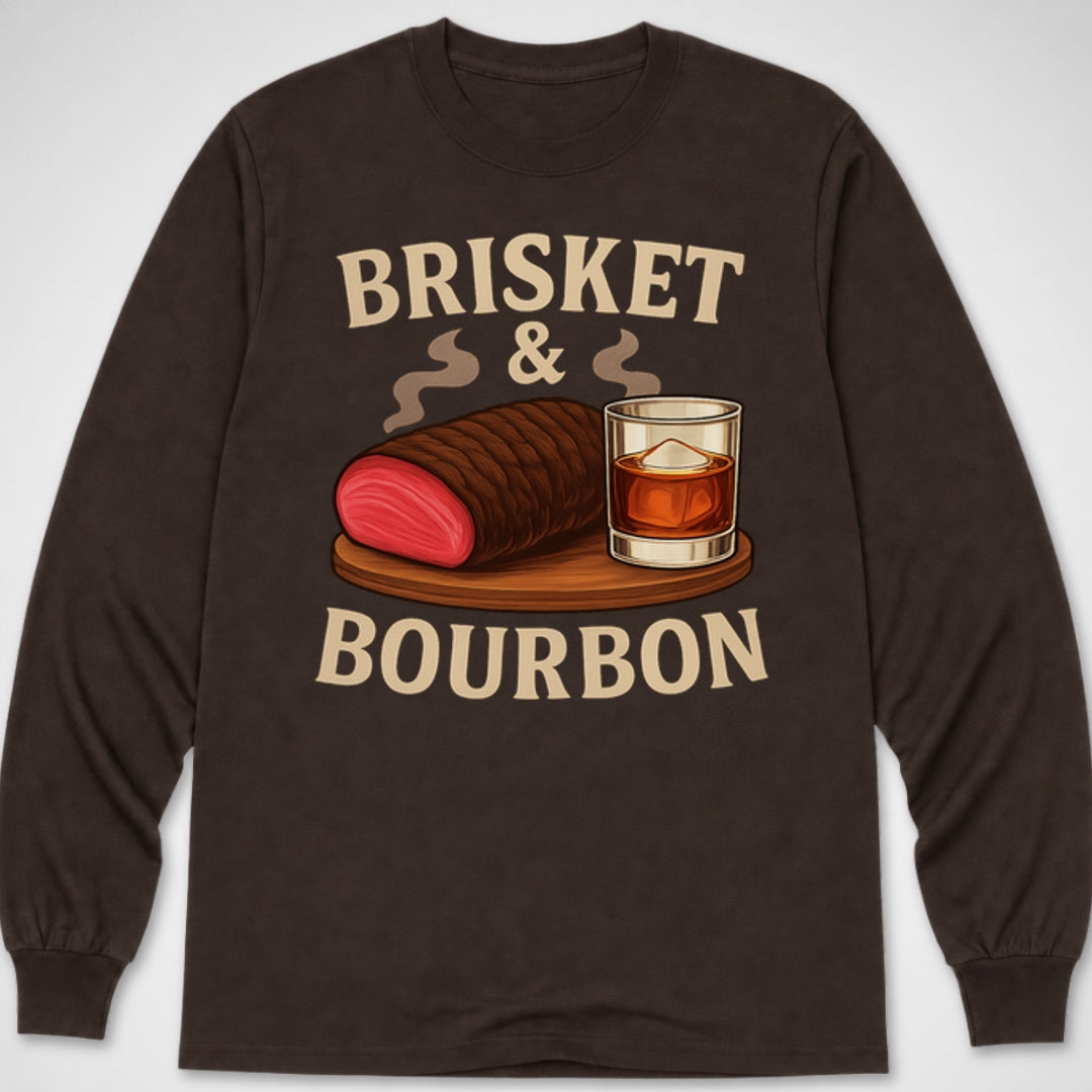 Brisket & Bourbon — Long Sleeve Tee product image 1