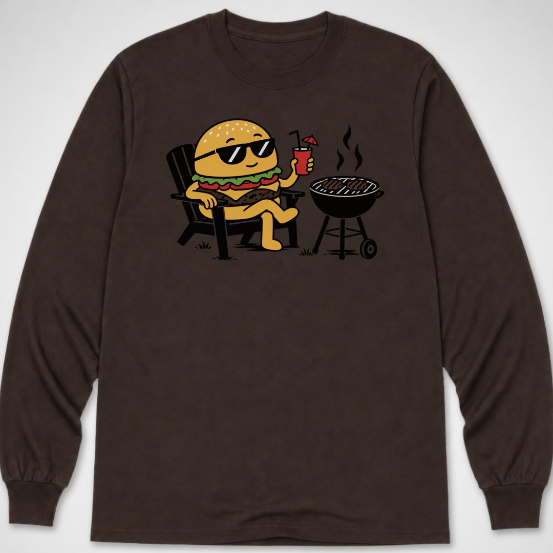 Burger Vibe — Long Sleeve Tee product image 2