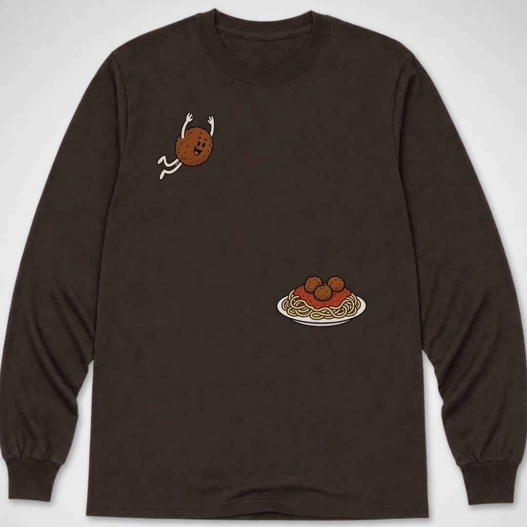 Meatball Dive — Long Sleeve Tee product image 3