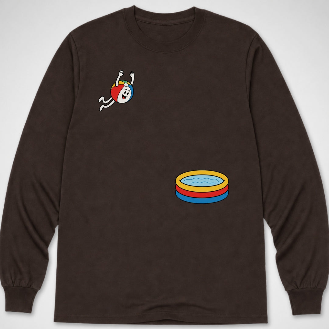 Beach Ball Dive — Long Sleeve Tee product image 3