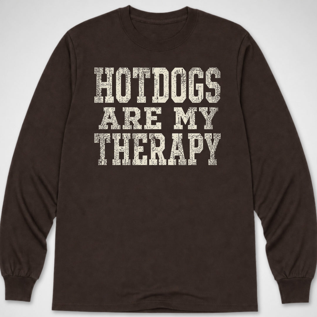 Hotdog Therapy — Long Sleeve Tee product image 3