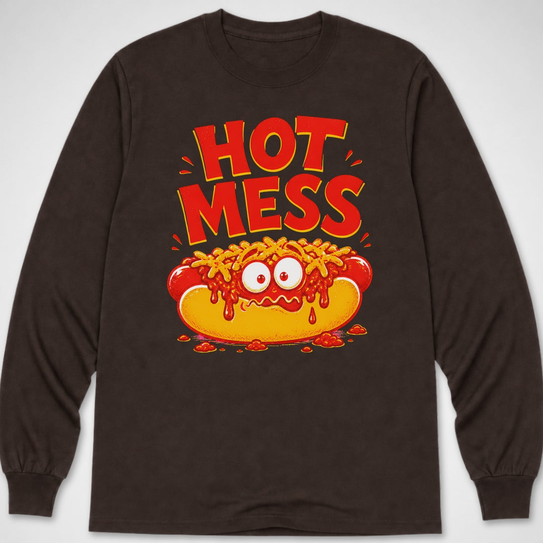 Hot Mess — Long Sleeve Tee product image 3