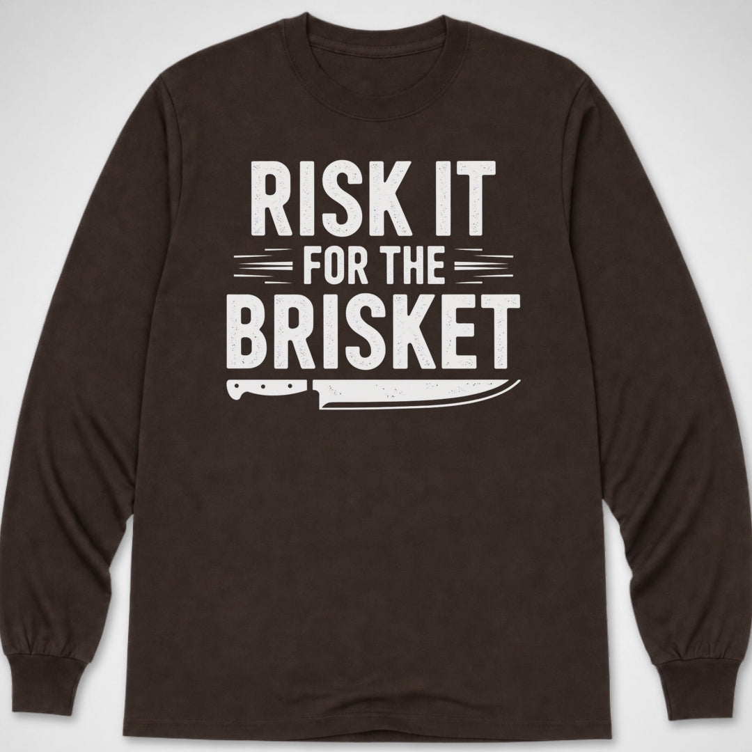 Risk It for the Brisket — Long Sleeve Tee product image 3