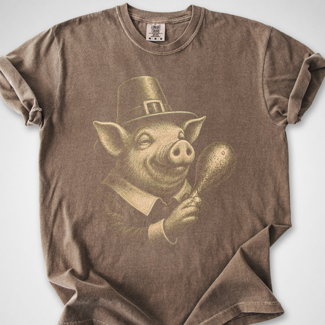 Pilgrim Pig — Premium Tee product image 5