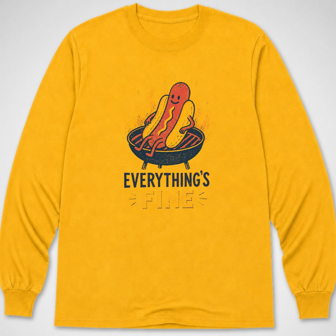Everything's Fine — Long Sleeve Tee product image 5