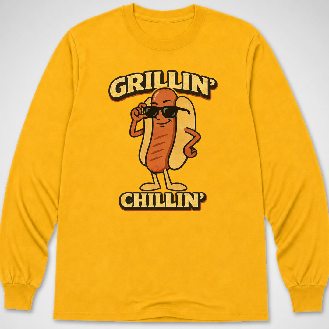 Grillin' & Chillin' — Long Sleeve Tee product image 8