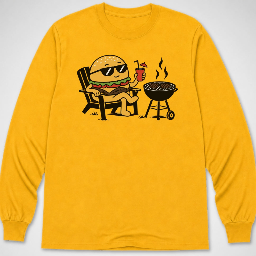 Burger Vibe — Long Sleeve Tee product image 7