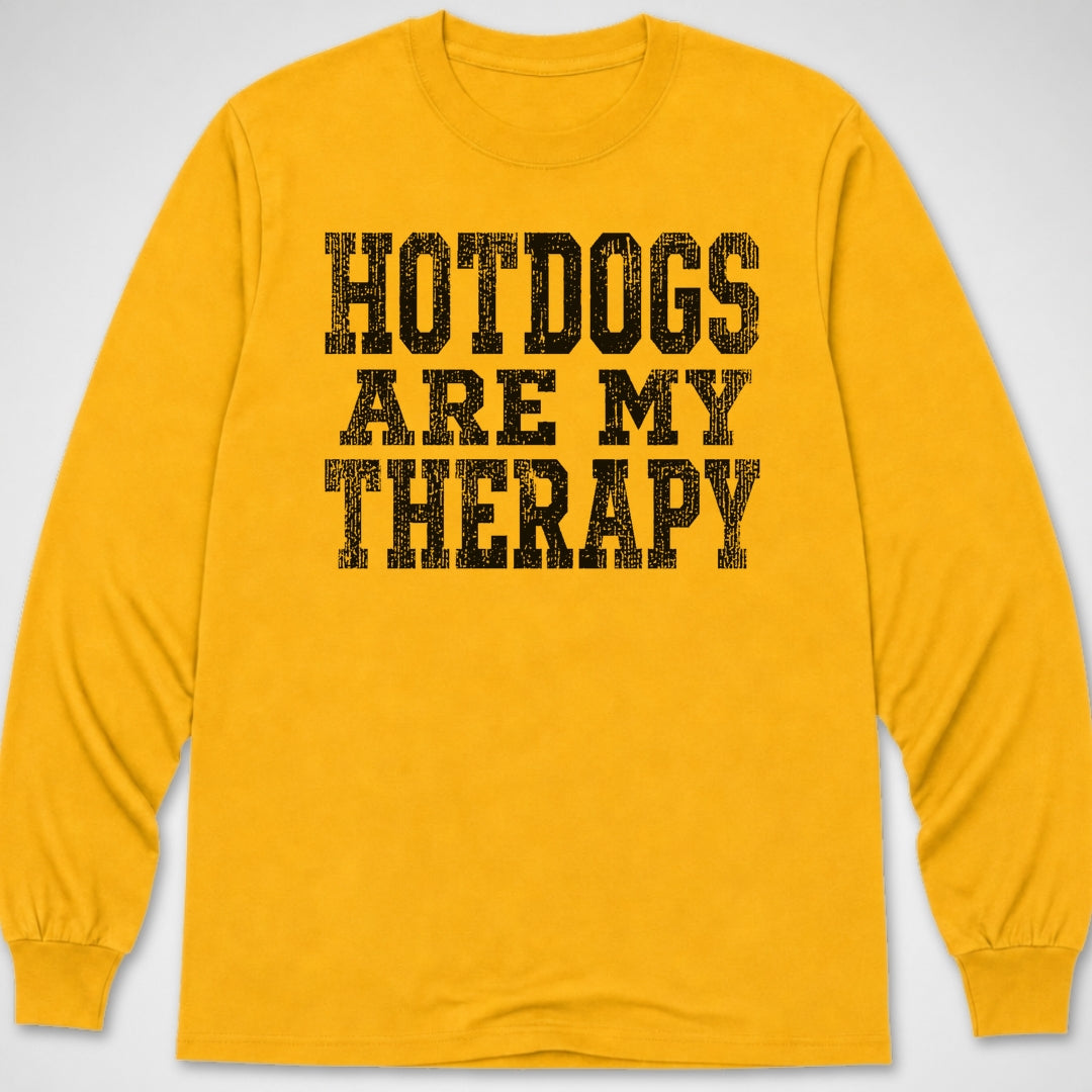 Hotdog Therapy — Long Sleeve Tee product image 8