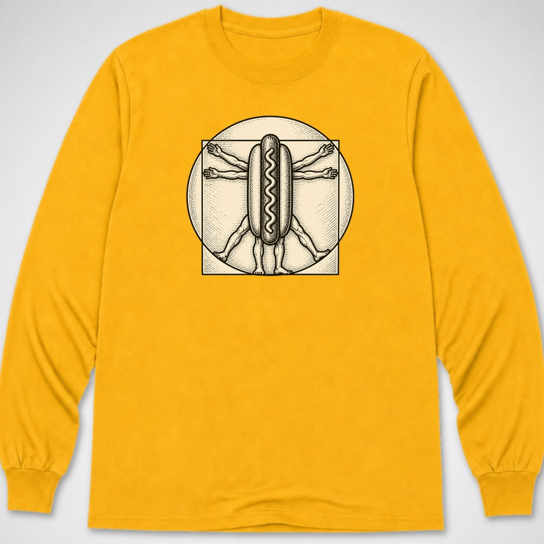 Vitruvian Glizzy — Long Sleeve Tee product image 8