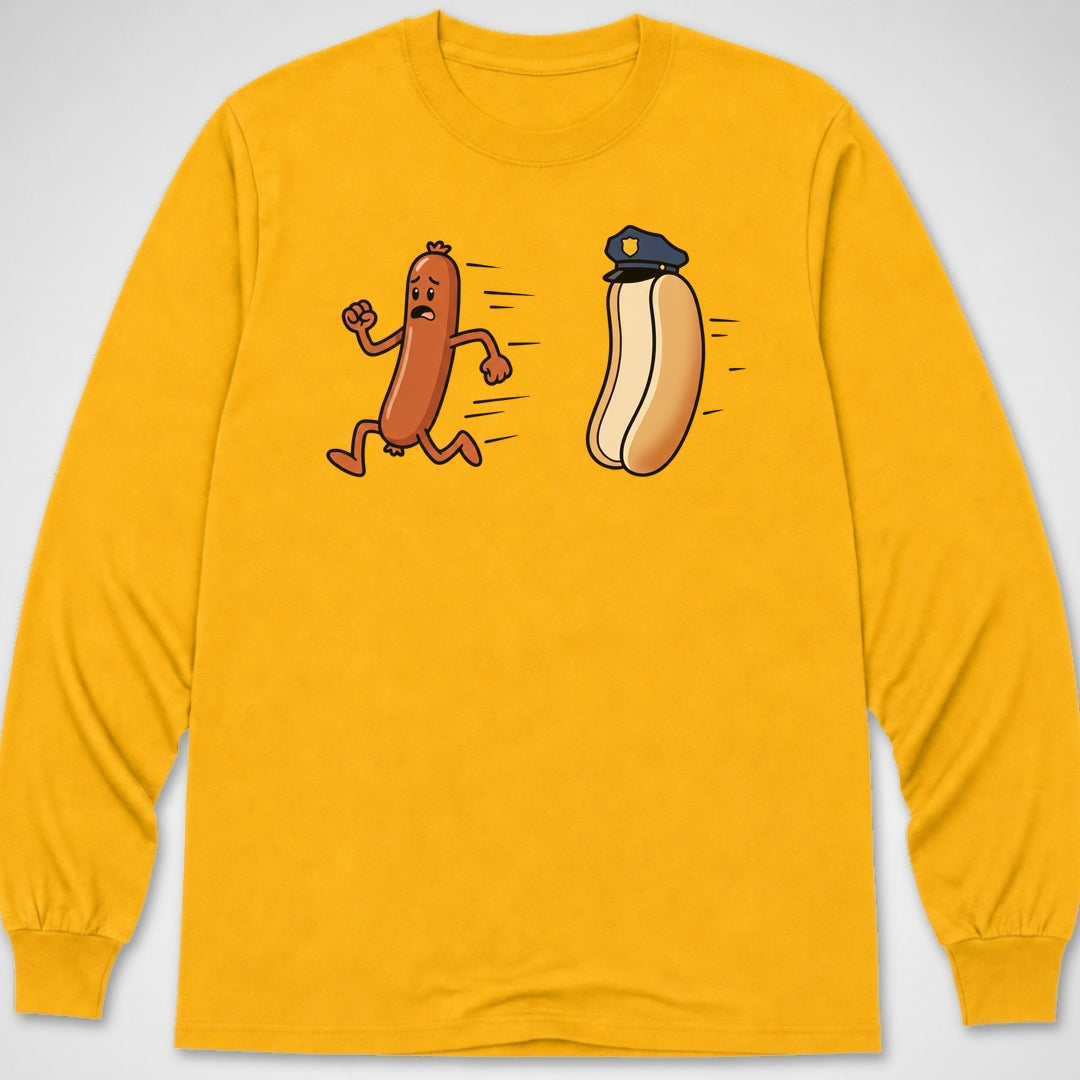 Hotdog on the Run — Long Sleeve Tee product image 9