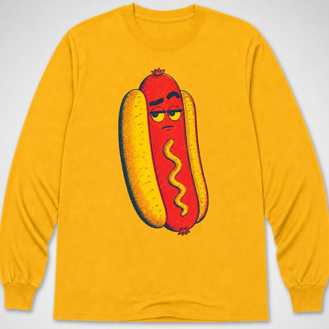 Hotdog Brow Raise — Long Sleeve Tee product image 1