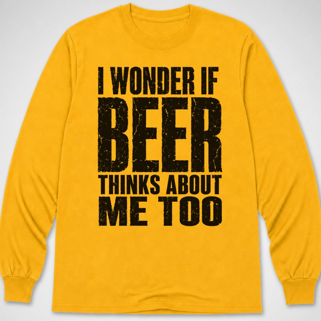 I Wonder if Beer... — Long Sleeve Tee product image 8