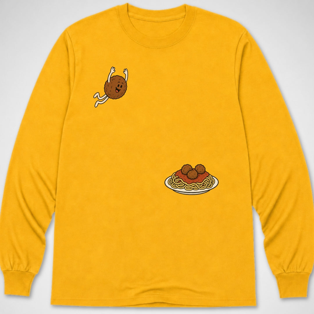 Meatball Dive — Long Sleeve Tee product image 8