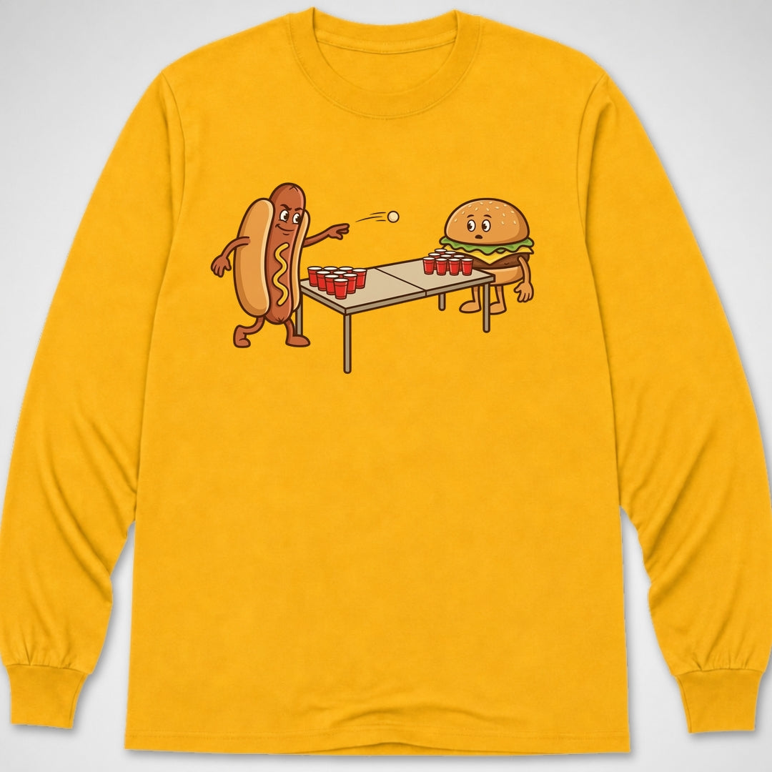 BBQ Pong — Long Sleeve Tee product image 8