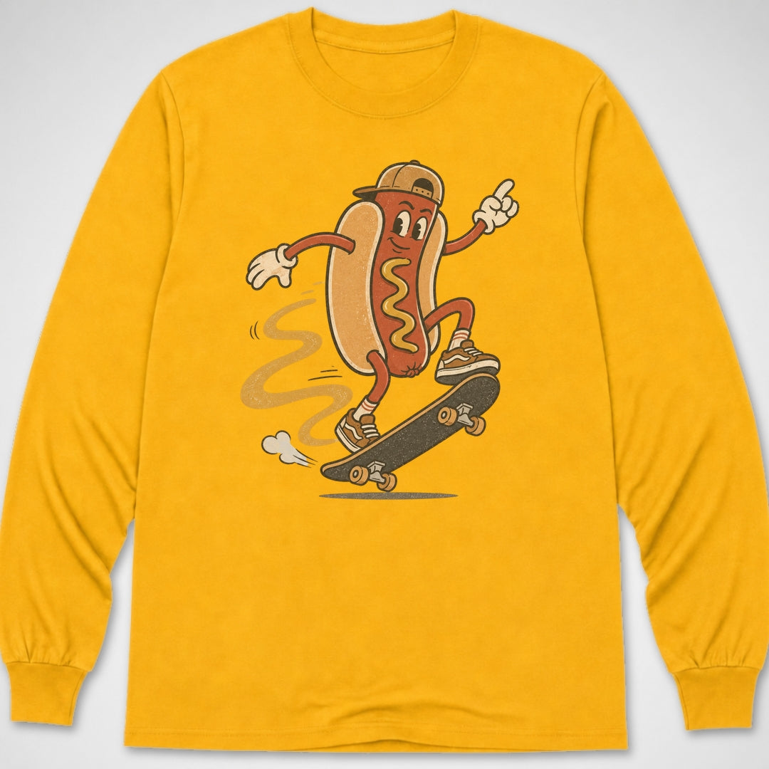 Hotdog Kickflip — Long Sleeve Tee product image 8