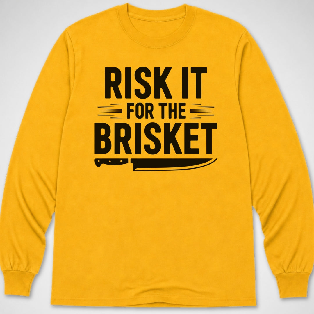 Risk It for the Brisket — Long Sleeve Tee product image 8