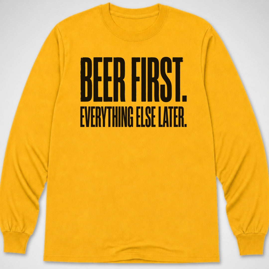 Beer First — Long Sleeve Tee product image 8
