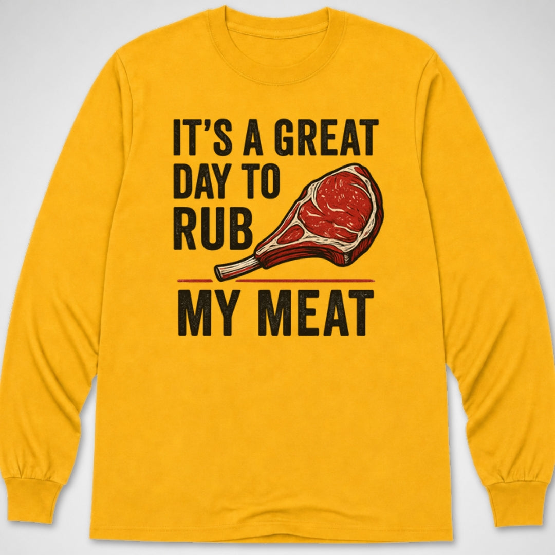 Rub My Meat — Long Sleeve Tee product image 8