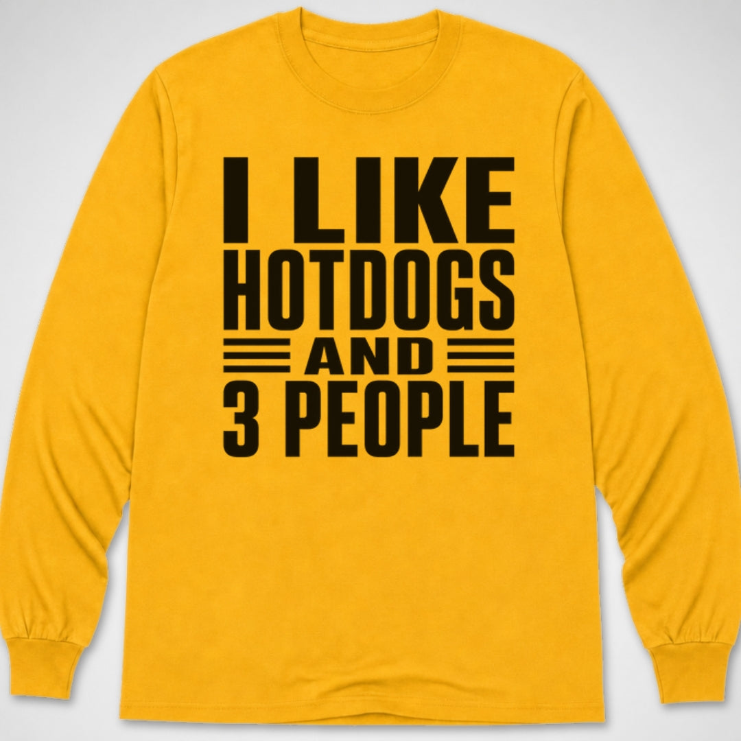 I Like Hotdogs and... — Long Sleeve Tee product image 8