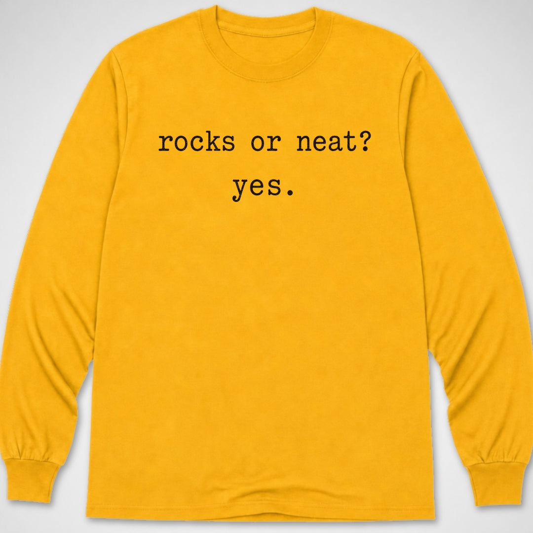Rocks Or Neat? — Long Sleeve Tee product image 8