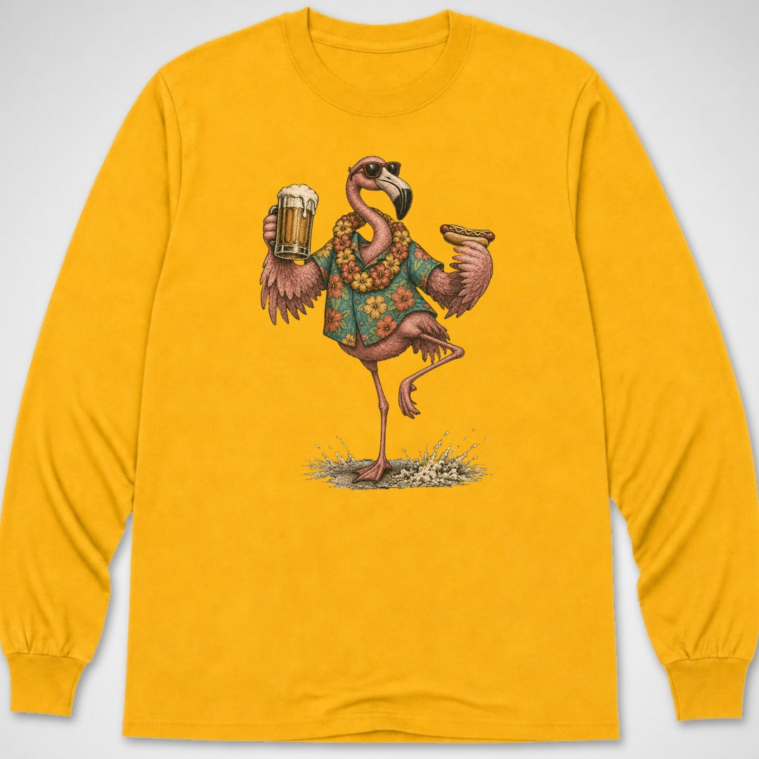 Flamingo Pose — Long Sleeve Tee product image 8