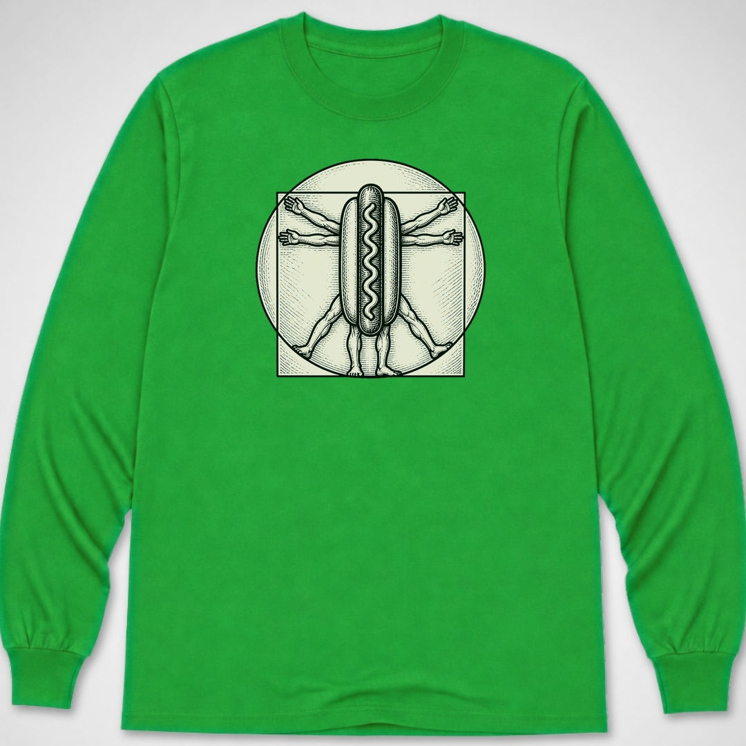Vitruvian Glizzy — Long Sleeve Tee product image 4