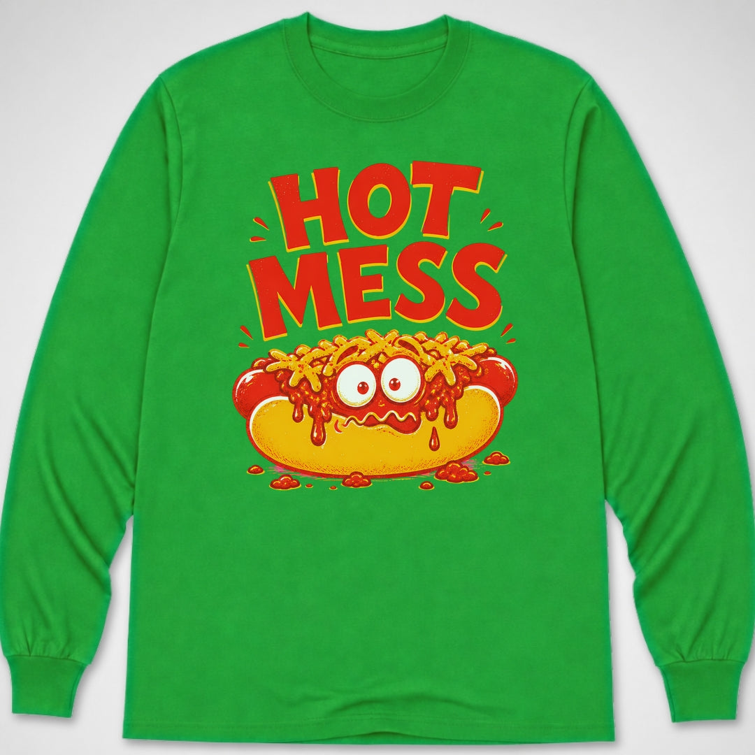 Hot Mess — Long Sleeve Tee product image 5